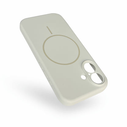 Apple iPhone 16 Hoesje - Beige - Liquid Siliconen MagSafe Back Cover