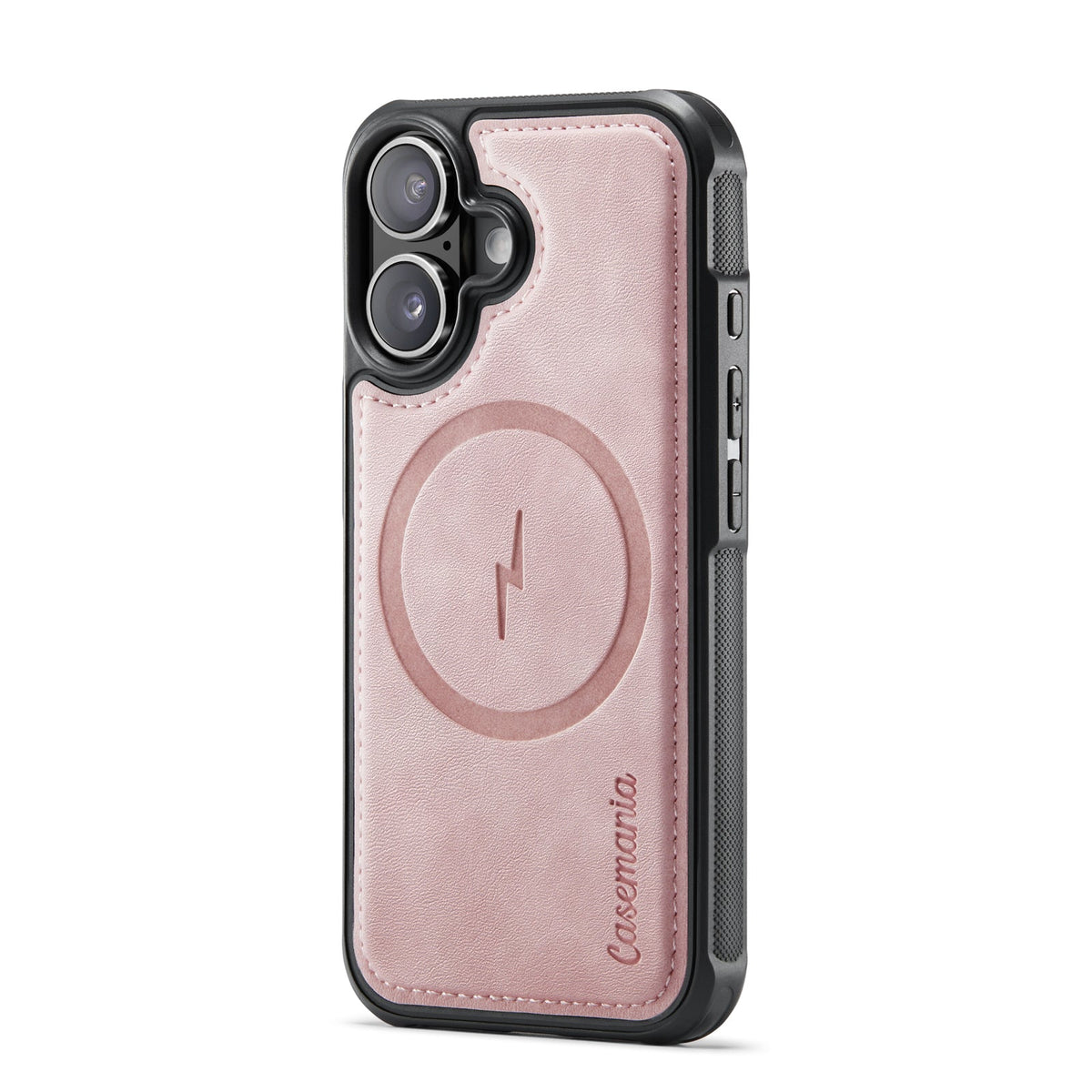 Apple iPhone 17 Hoesje - Pale Pink - Kunstleer MagSafe Back Cover