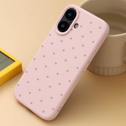 iPhone 17 Hoesje - Roze - Hartjes Back Cover