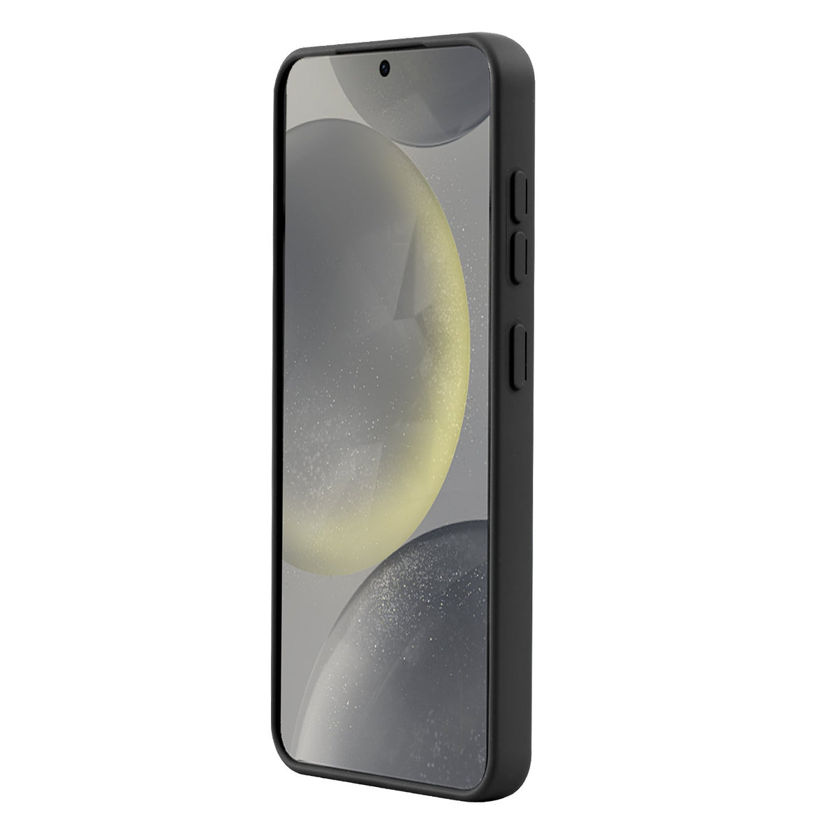 Samsung Galaxy S25 Hoesje - Zwart - Liquid Siliconen MagSafe Back Cover met Magneetring