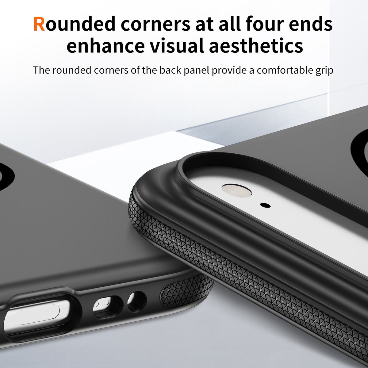 iPhone 17 Air Hoesje - Zwart - Soft Siliconen Magsafe Back Cover