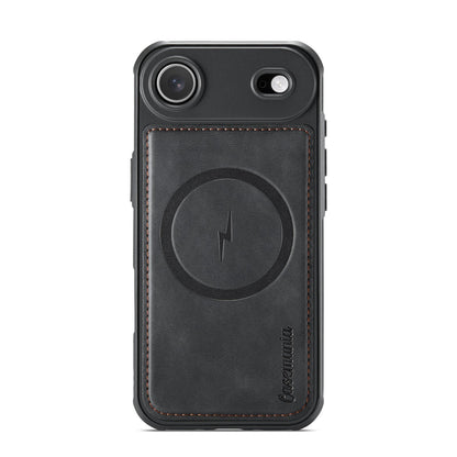 Apple iPhone Air Case - Charcoal Gray - Luxury 2-in-1 MagSafe Wallet Case