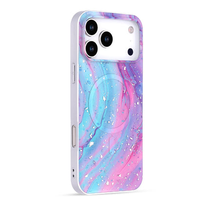 Apple iPhone 18 Pro Hoesje - Unicorn - Marmer Glitter MagSafe Back Cover