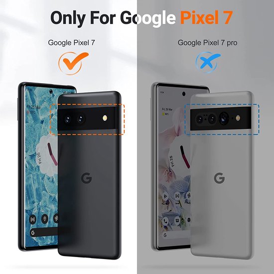 Google Pixel 7 Hülle - Schwarz - Anti-Shock Creative Kickstand Case Back Cover