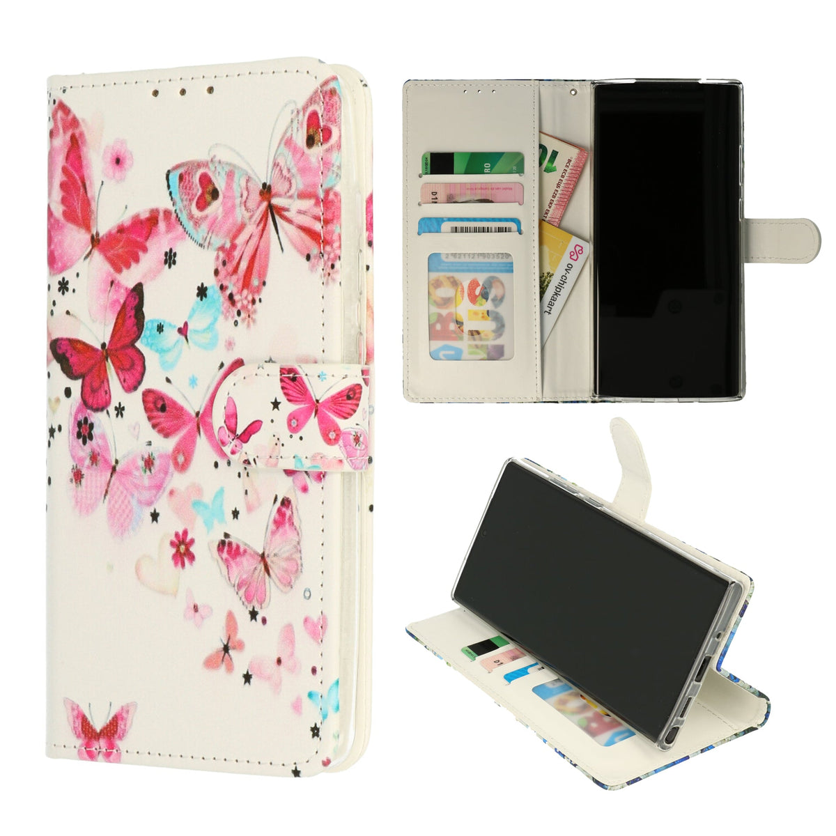 Samsung Galaxy A13 4G/A13 5G Hoesje - Vlinders Print - Bookcase
