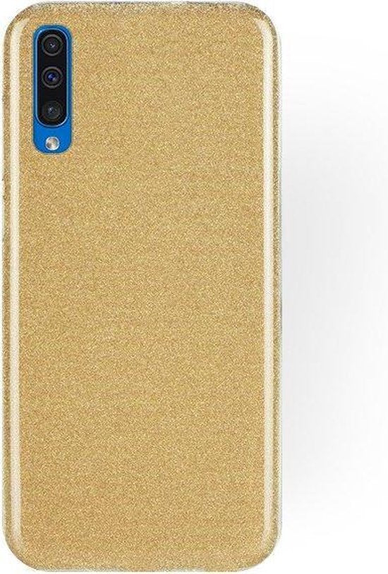 Samsung Galaxy A70 Case - Gold - Glitter Back Cover