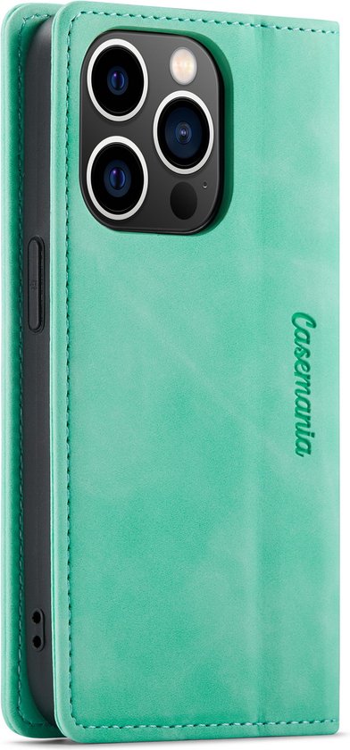 Apple iPhone 14 Pro Max Hoesje - Tropical Mint - Dunne Bookcase