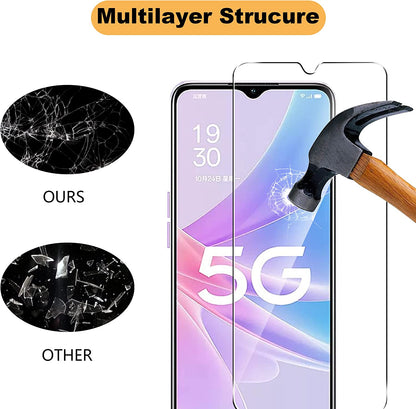 Oppo A98 Screenprotector - Tempered Glass - 2 Stuks