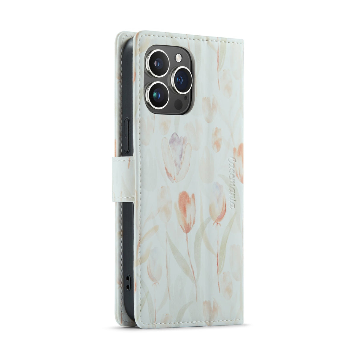 Apple iPhone 14 Pro Max Hoesje - Tulpen - Print Bookcase