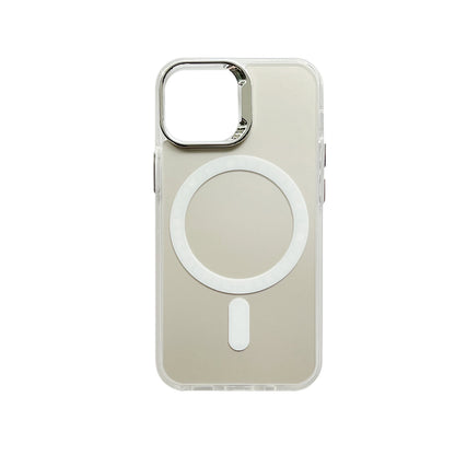 Apple iPhone Xs Case - Silver - Fusion Armor MagSafe Back Cover