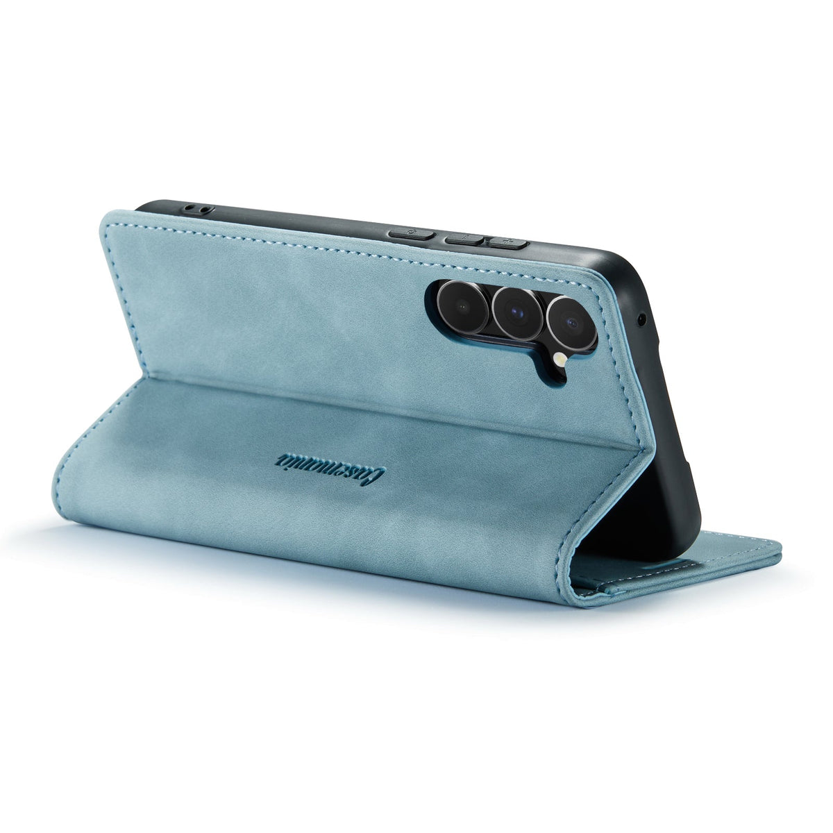 Samsung Galaxy S25 Plus Hoesje - Aqua Blue - Dunne Bookcase