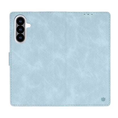 Samsung Galaxy A57 Hoesje - Aqua Blue - Portemonnee Bookcase