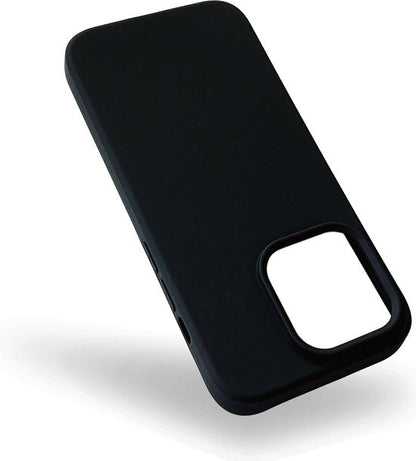 Apple iPhone 14 Pro Hoesje - Zwart - Matte Siliconen Back Cover