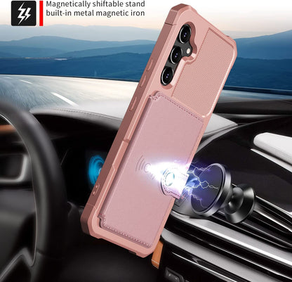 Samsung Galaxy A14 Hoesje - Rosegoud - RFID Back Cover