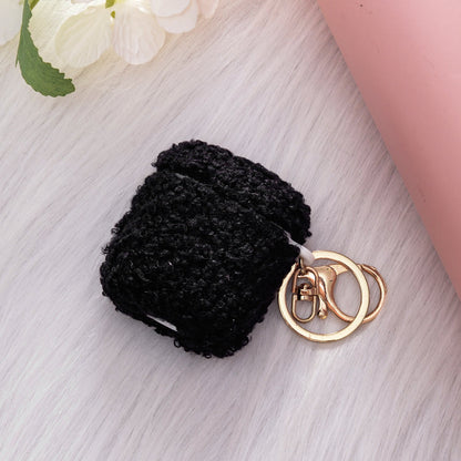 Apple AirPods 2 / 1 Hoesje - Teddy Furr - Zwart