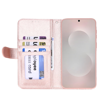 Samsung Galaxy A52 5G Hoesje - Roségoud - Luxe Bookcase met Rits