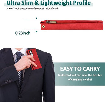 Samsung Galaxy S22 Ultra Hoesje - Rood - Extra Stevige Luxe Bookcase met Rits en Vakken
