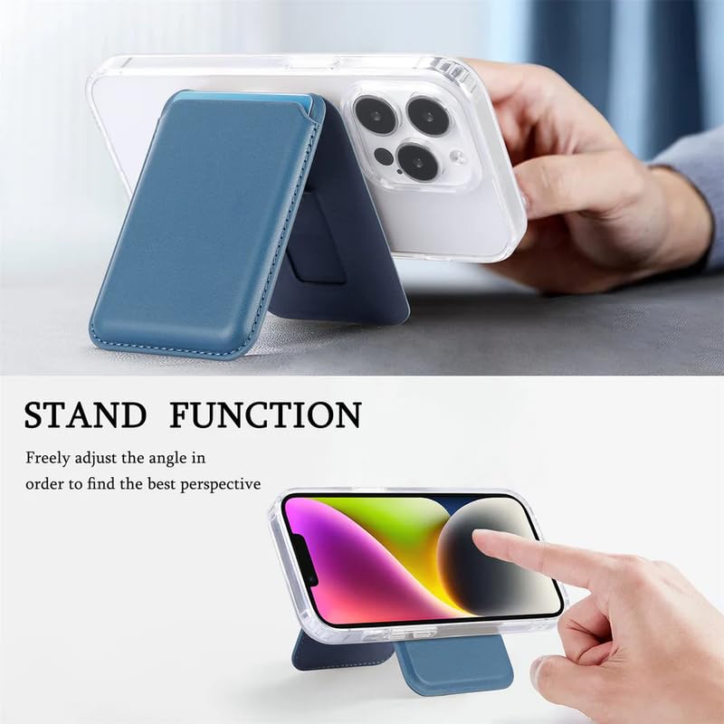 Porte-cartes magnétique avec support Casemania - Bleu