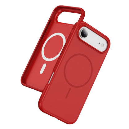 Apple iPhone Air Hoesje - Rood - Liquid Siliconen MagSafe Back Cover