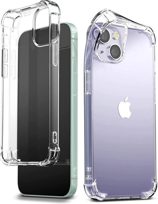 Apple iPhone 13 Mini Hoesje - Transparant - Anti-Shock MagSafe Back Cover