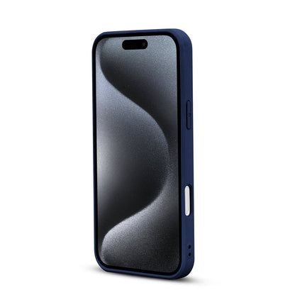 Apple iPhone 16 Pro Max Case - Blue - Diamond Marble Glitter Back Cover