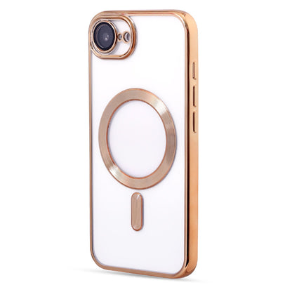 Apple iPhone 16e Hülle - Gold - Silikon-MagSafe-Backcover