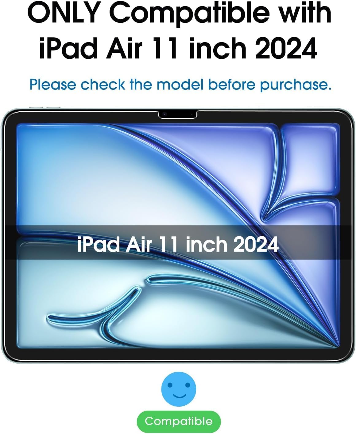 Apple iPad Air 6 11 (2024) Screenprotector - Full Cover - 2 Stuks