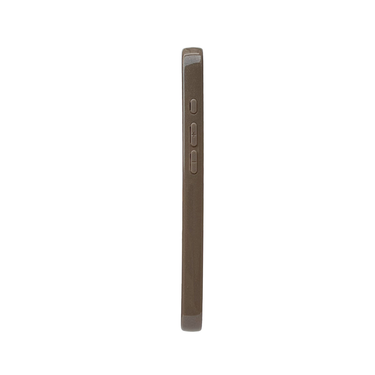 iPhone 17e Hoesje - Chocolate Brown - Glitter Siliconen MagSafe Back Cover