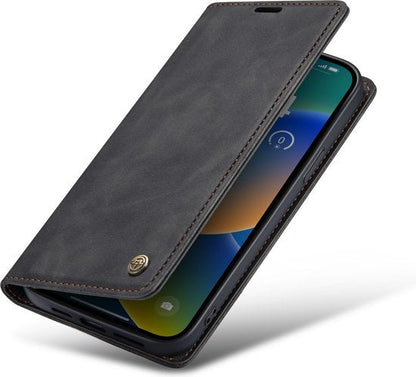 Apple iPhone 14 Case - Charcoal Gray - Slim Wallet Case