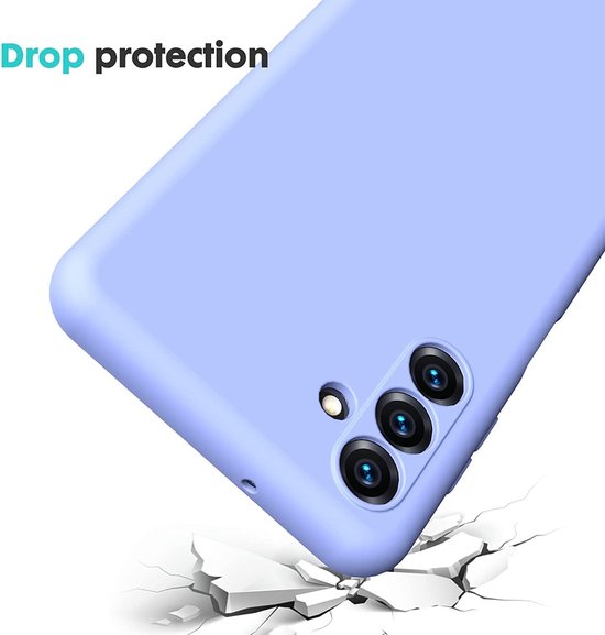 Samsung Galaxy A04s Hoesje - Paars - Siliconen Back Cover