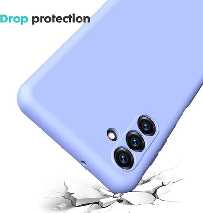 Samsung Galaxy A04s Hoesje - Paars - Siliconen Back Cover
