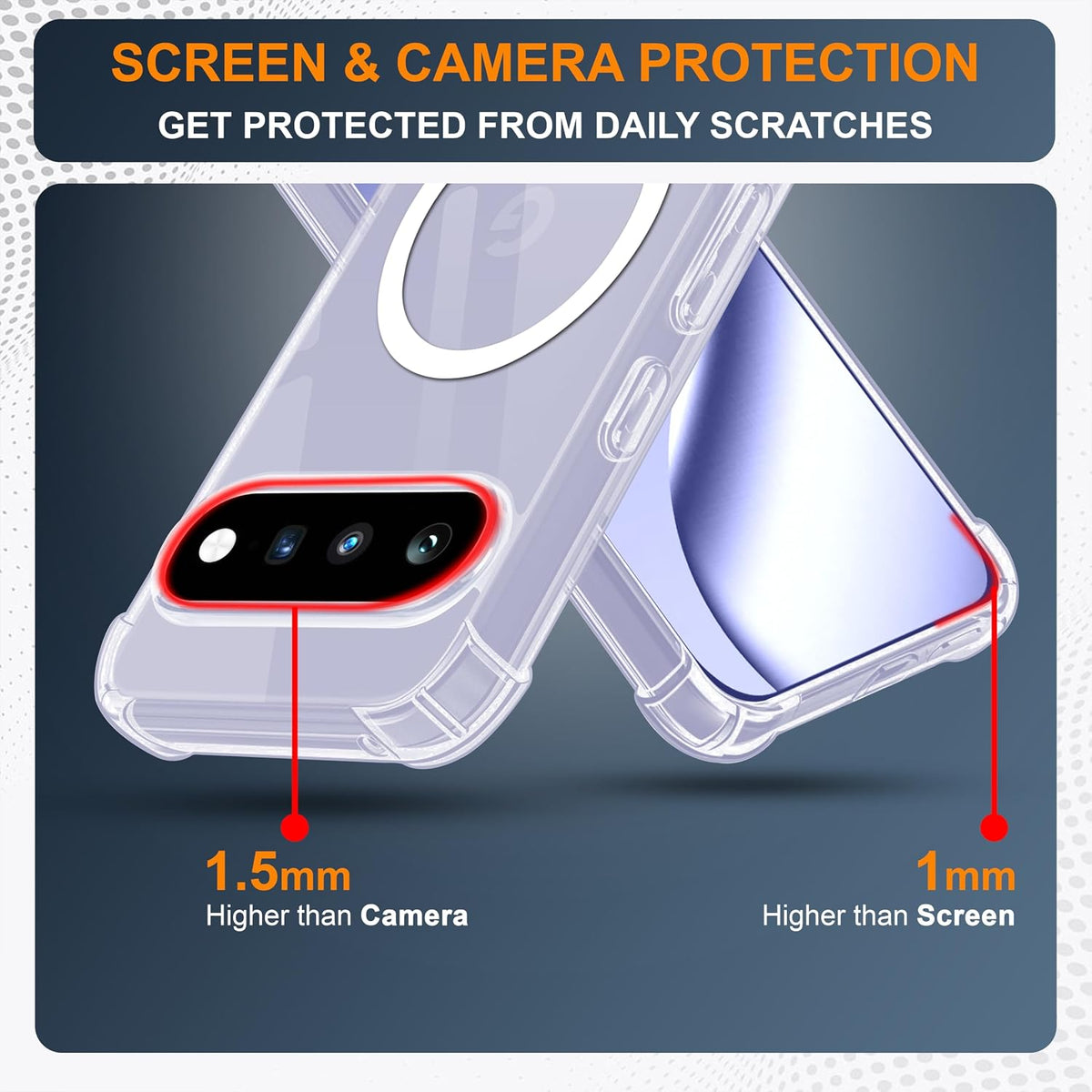 Google Pixel 11 Pro Hoesje - Transparant - Anti Shock Magnetisch Back Cover