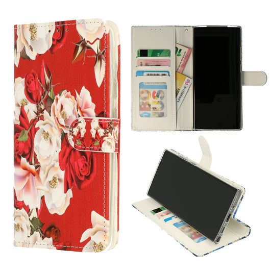 Oppo A72 Hoesje - Rozen - Print Bookcase