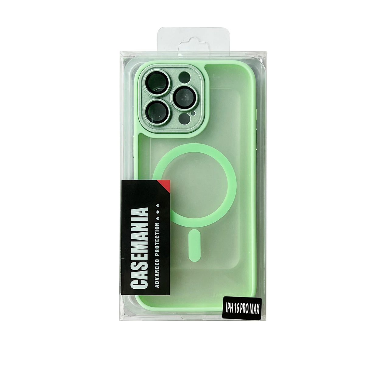 Apple iPhone 16 Pro Max Case - Green - Matte Armour MagSafe Back Cover with Camera Protection