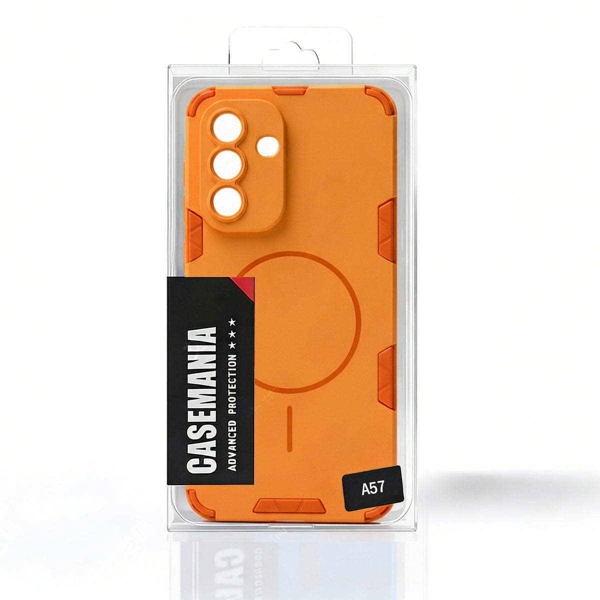Samsung Galaxy A57 Hoesje - Matte Oranje - Frosted Matte Hardcase MagSafe Back Cover