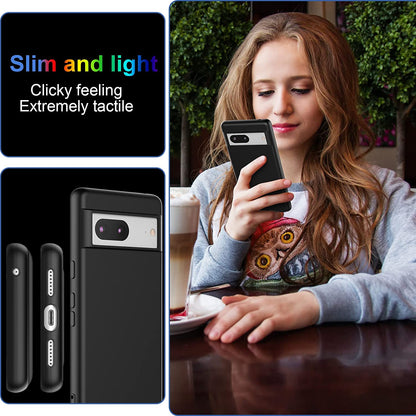 Google Pixel 8 Case - Black - Silicone Back Cover