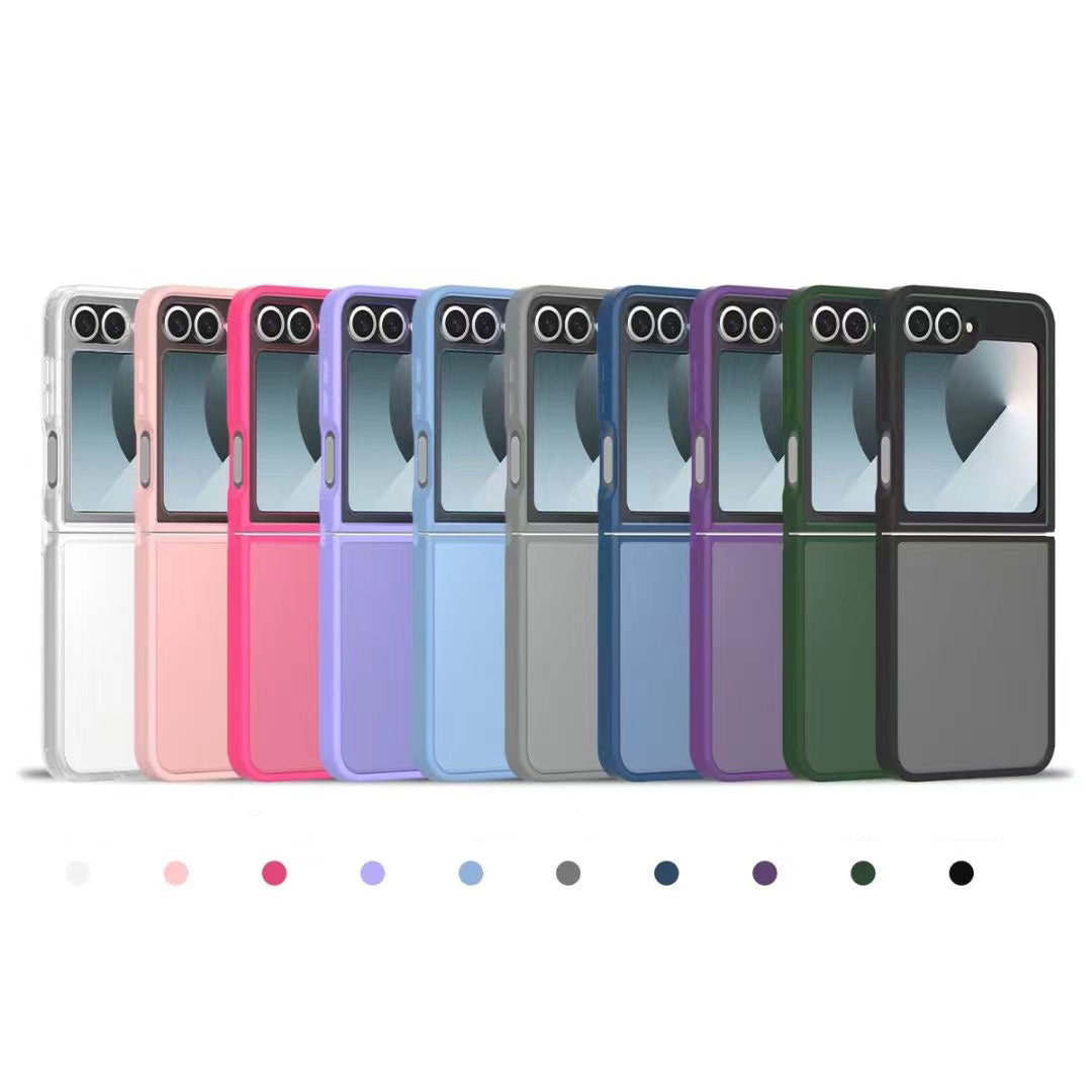Samsung Galaxy Z Flip 7 FE Hoesje - Neon Roze - Matte Armor Back Cover
