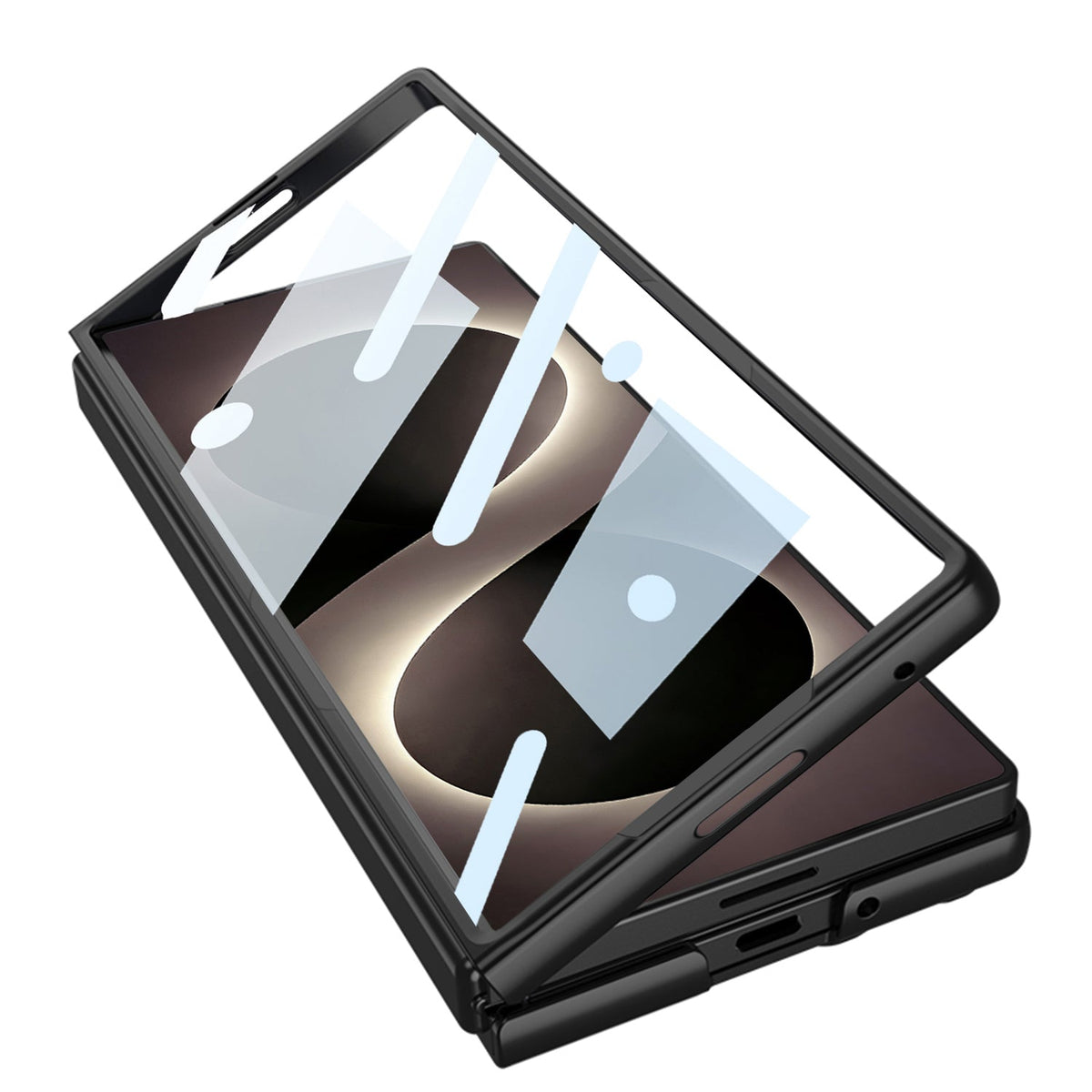 Samsung Galaxy Z Fold8 Ultra Hoesje - Goud - Ultradun Back Cover met Ingebouwde Screenprotector