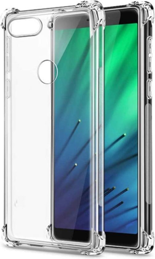 Oppo A12 Case - Clear - Shockproof Hybrid Back Cover