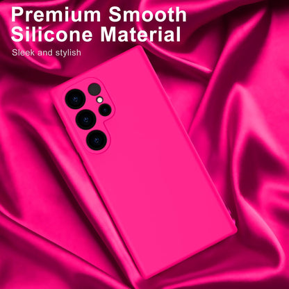 Samsung Galaxy S24 Ultra Case - Pink - Liquid Silicone Back Cover