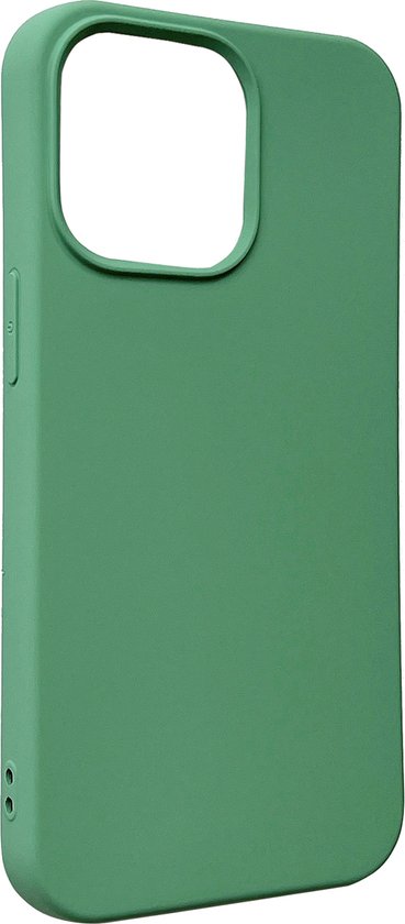 Apple iPhone 13 Pro Hoesje - Licht Groen - Siliconen Back Cover