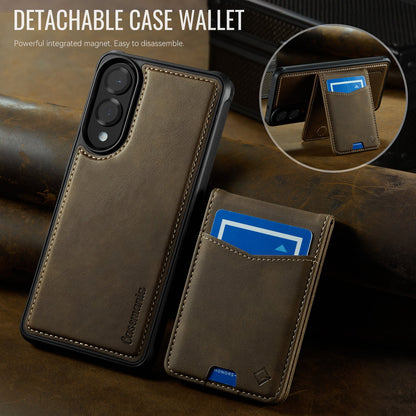 Samsung Galaxy S25 Edge Case - Mahogany Brown - Back Cover with Card Holder