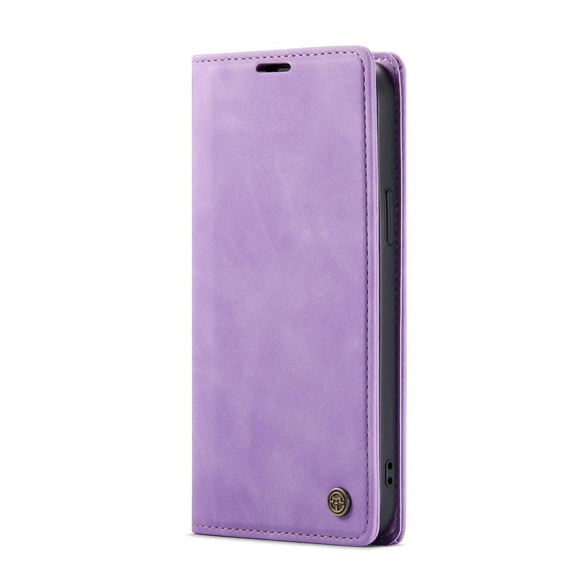 Apple iPhone 15 Hoesje - Bright Lila - Dunne Bookcase