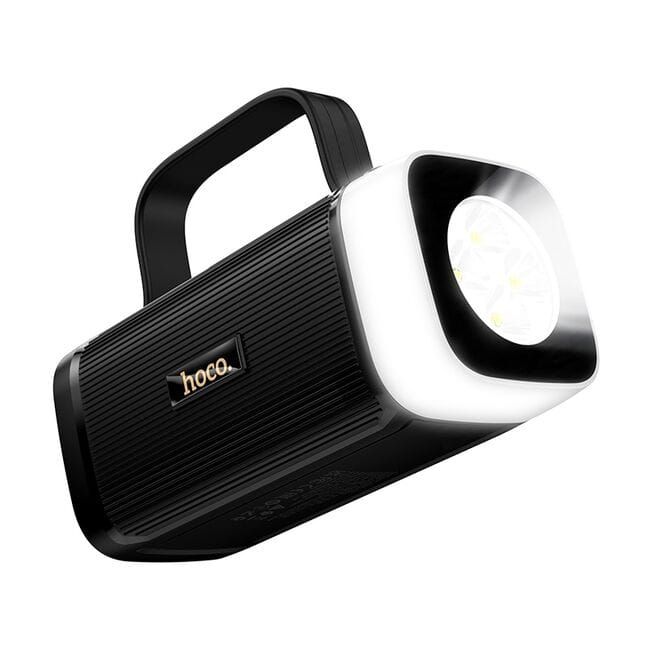 Hoco Powerbank 40.000mAh met Handvat en Sfeerlicht - Zwart
