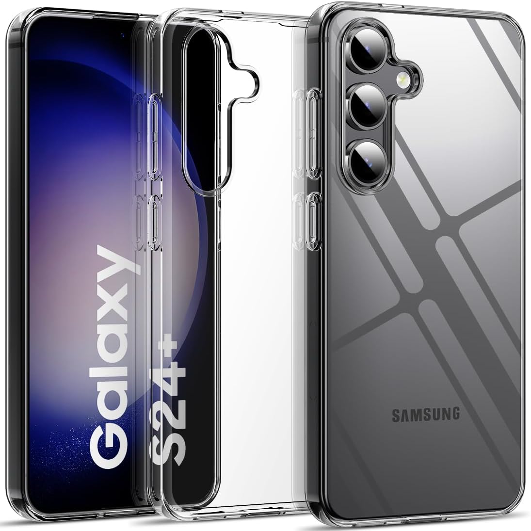 Samsung Galaxy S24 Plus Hoesje - Transparant - Siliconen Back Cover