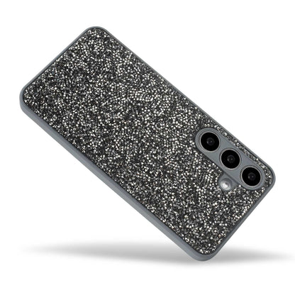 Samsung Galaxy A35 5G Hoesje - Zilver - Diamant Glitter Back Cover