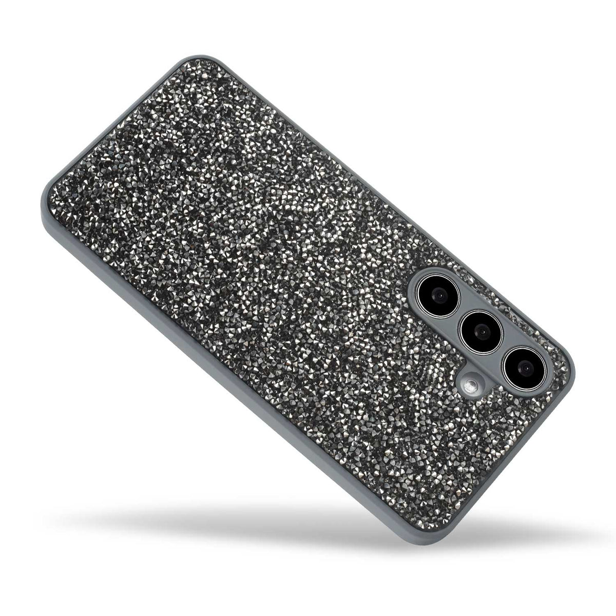 Samsung Galaxy S23 Case - Silver - Diamond Glitter Back Cover