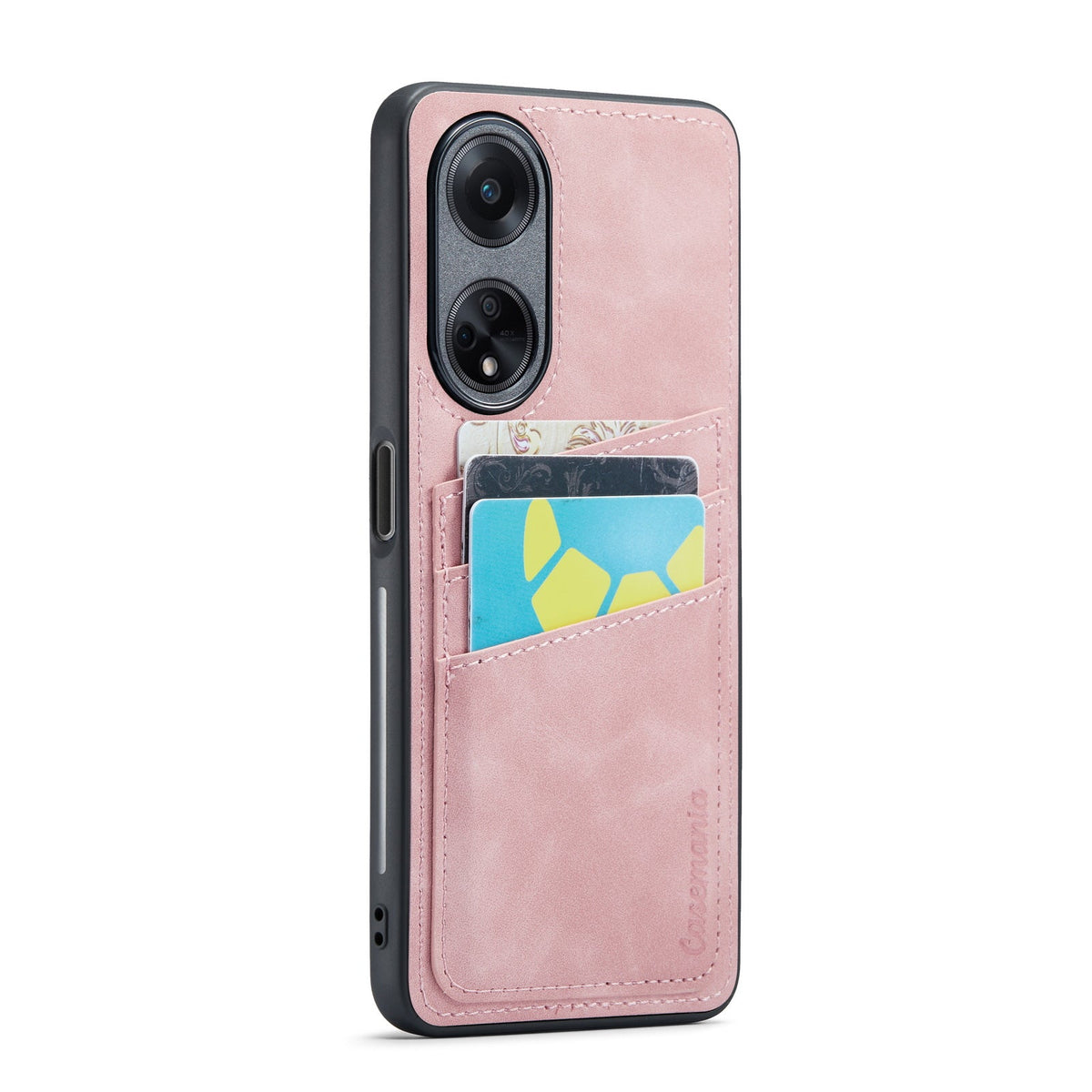 Oppo A98 Case - Pale Pink - Back Cover with Card Holder
