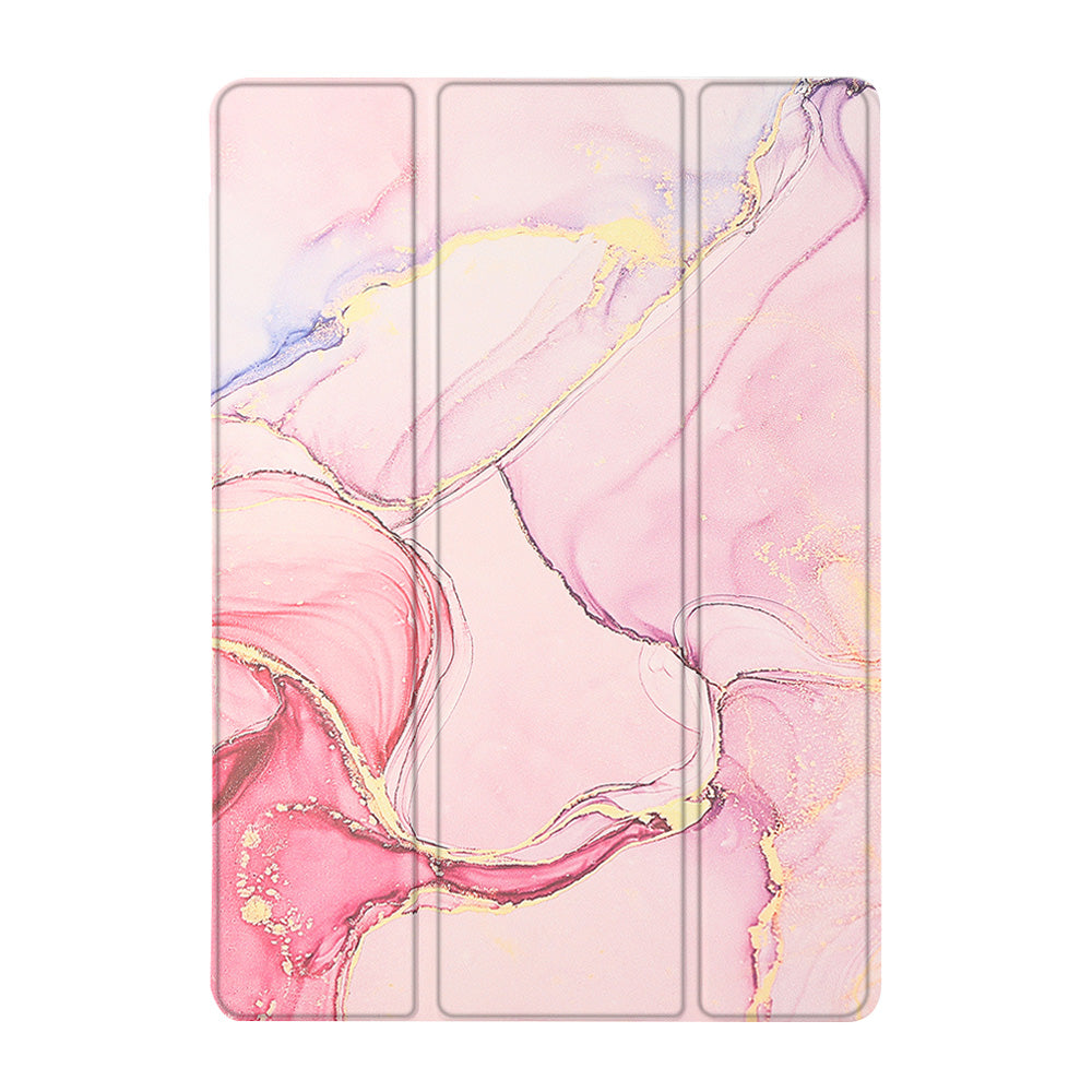 Housse pour tablette Apple iPad 7 10.2 (2019) Smart Cover - , Marbre Rose
