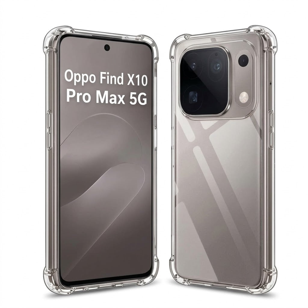 OPPO Find X10 Pro Max Hoesje - Transparant - Anti Shock Back Cover